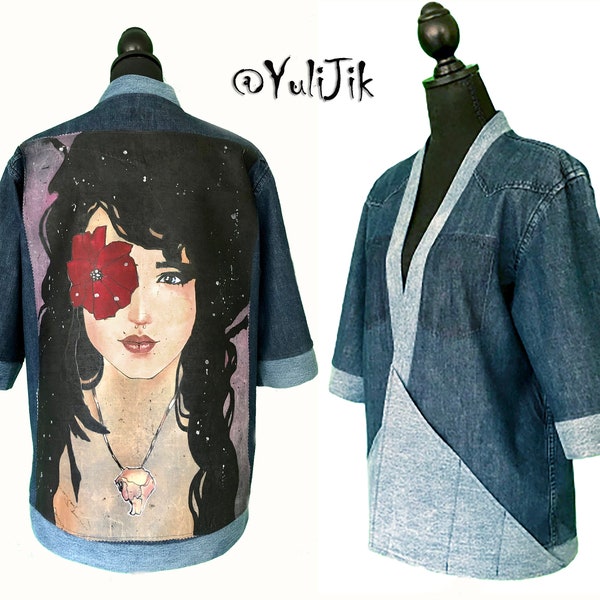Wearable Art Jacket Etsy