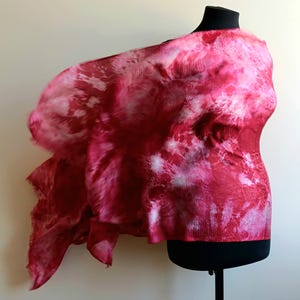 Burgundy hand painted silk scarf, wine batik shawl, maroon boho shibori silk scarf evening wrap shawl, 100% Mulberry silk scarf