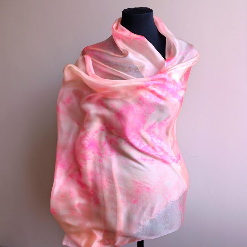 Neon Pink Scarf - Etsy