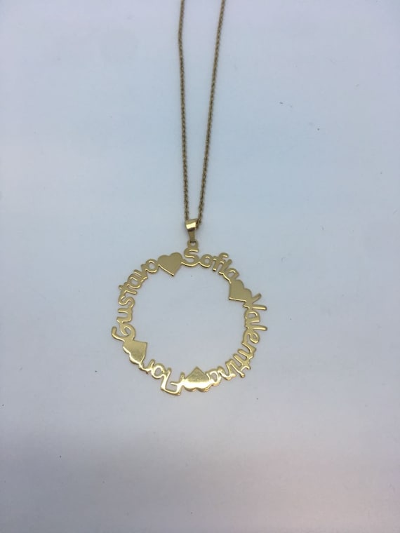 personalised children's name necklace