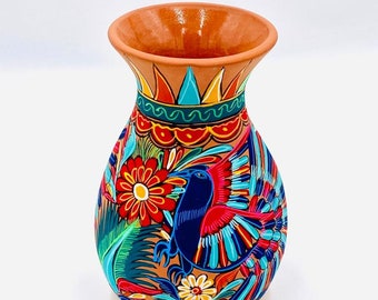 Dark clay flower pot handmade ceramic vase premium quality clay pot flower vase