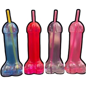 10 Pieces Funny Pack Bachelorette Party  Reusable Plastic Shots