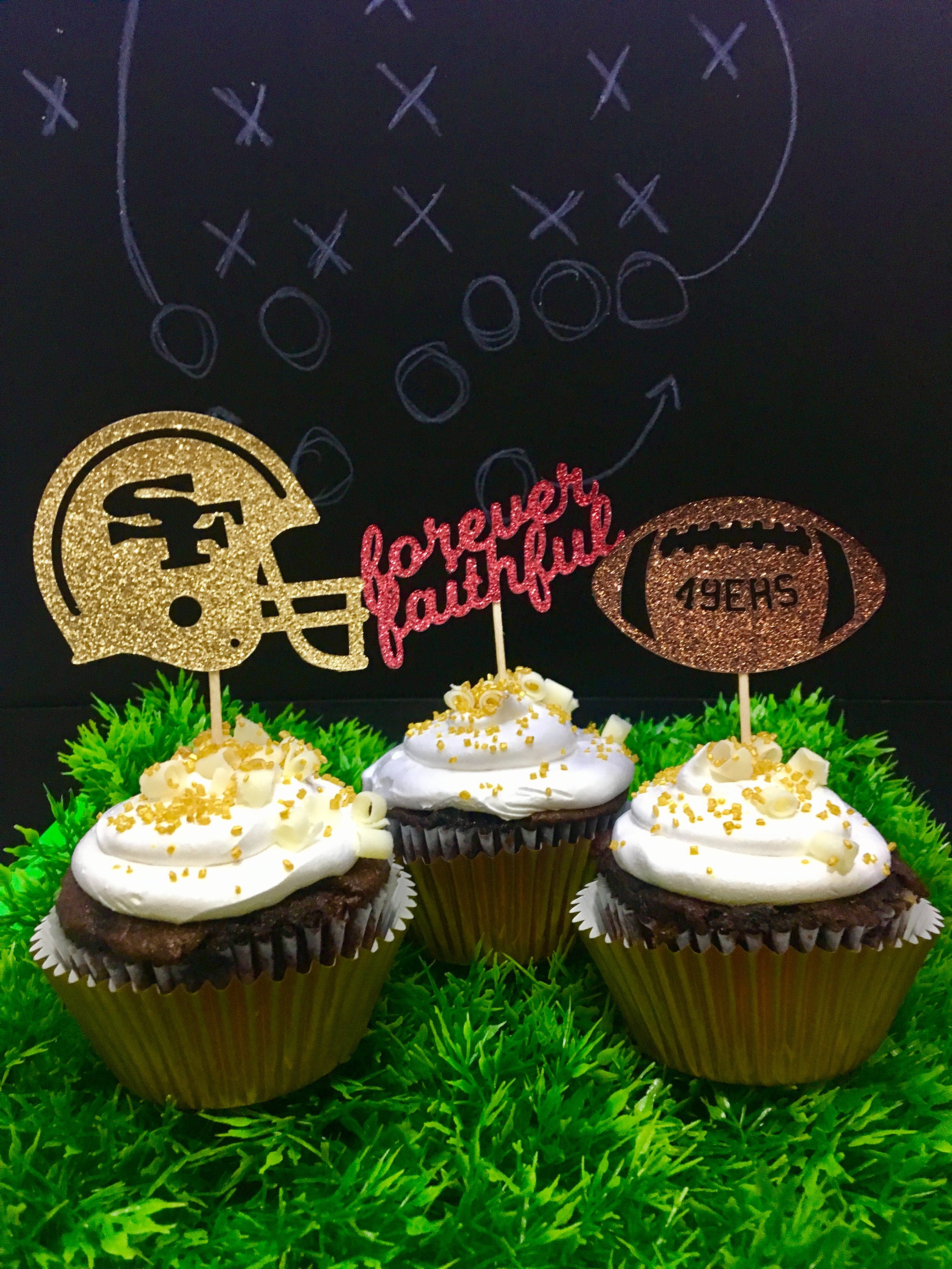 San Francisco 49ers Cake Topper Bridal Funny Humorous Wedding Day Reception  Football Team Themed Hair Color Changed 4 Free 