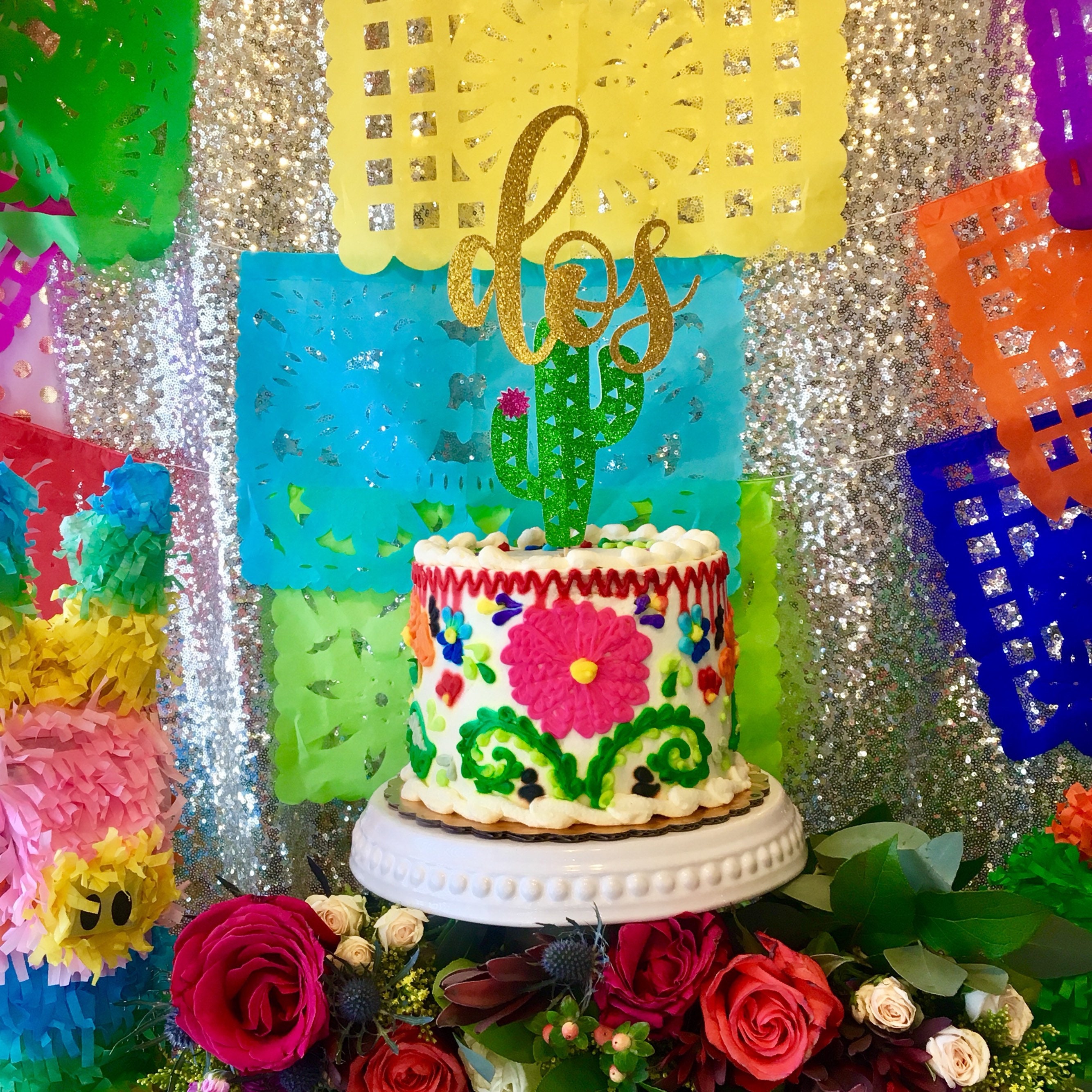 Fiesta Birthday Cake Topper Fiesta Mexicana Cake Topper 2nd - Etsy Denmark