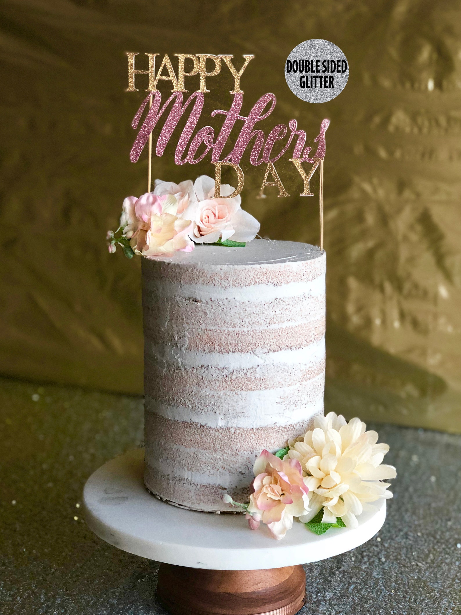 Mother's Day Cake Topper Happy Mothers Day Cake | Etsy