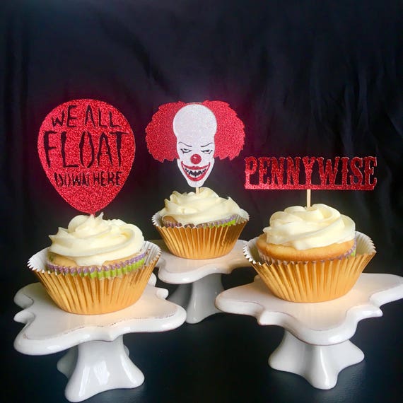 Gateau De Clown Effrayant Gateau De Clown Toppers Gateau De Etsy