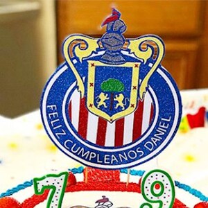 Chivas Cake Topper, Soccer Party Decor, Chivas Guadalajara Cake - Etsy