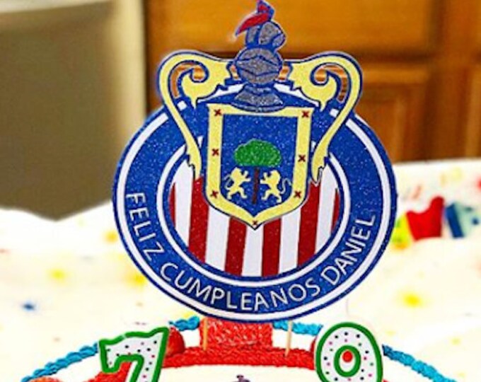 Chivas Cake Topper, Soccer Party Decor, Chivas Guadalajara Cake - Etsy