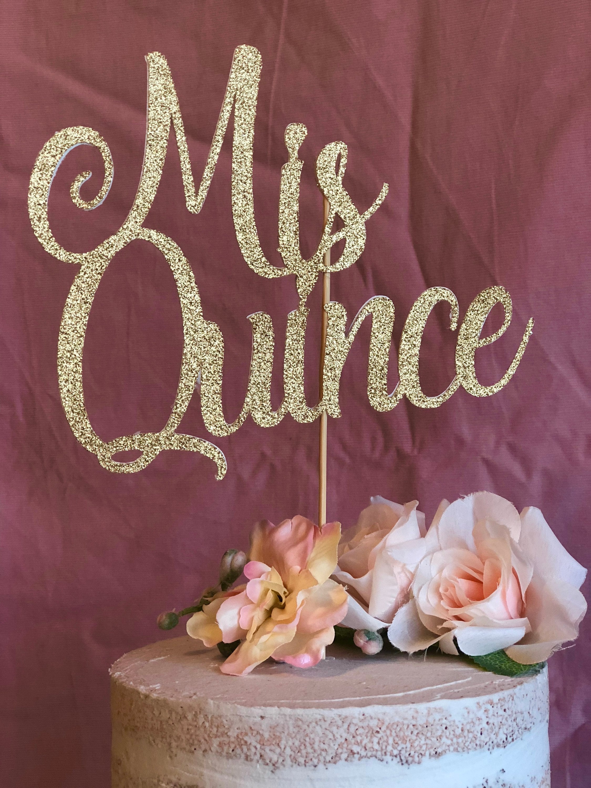 Mis Quince Mis Quince cake topper 15nera cake topper Etsy Mis Quince Mis Quince cake topper 15nera cake topper Etsy