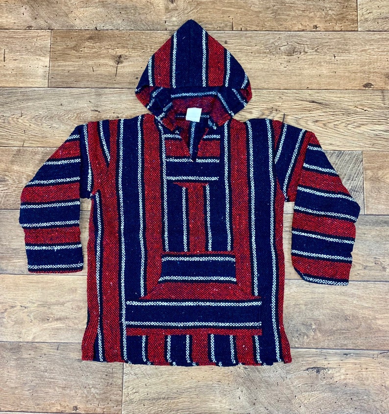 Children/'s Classic Baja Hoodie Pullover Kids/' Medium