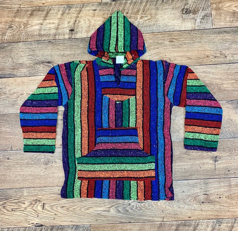 Children/'s Classic Baja Hoodie Pullover Kids/' Medium