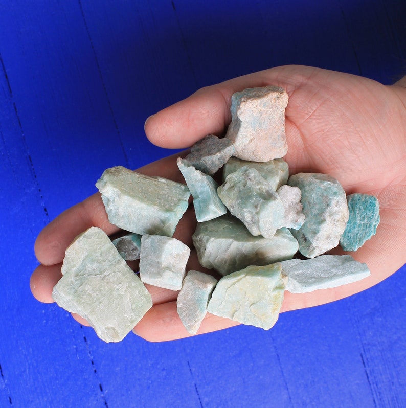 Amazonite Crystal Living Room Decor Rocks Reiki Chakra Healing Crystal Birthday Gifts For Wife Gifts Under 10 Spiritual Gemstone