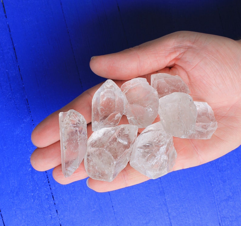 Clear Quartz Raw Crystal Feng Shui Decor Spiritual Gifts Meditation Birthday Gift Ideas Reiki Chakra Crystals Living Room Decor