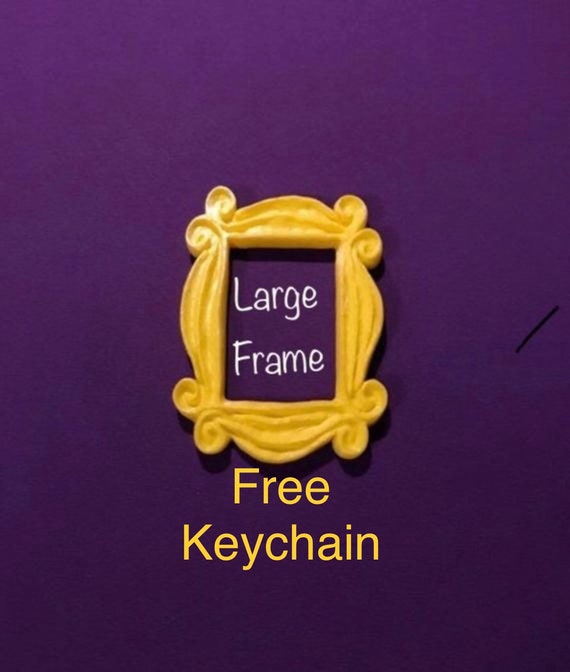 Friends Tv Show Frame Friends Peephole Frame Friends Yellow Etsy