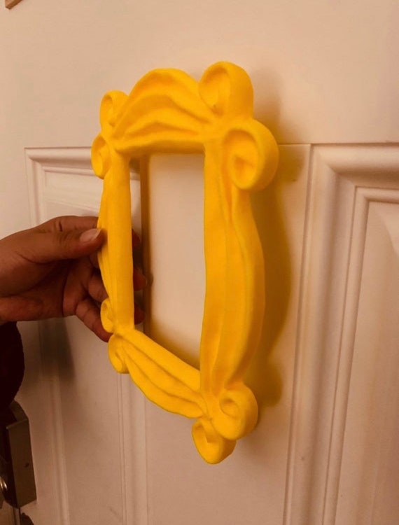 Friends Tv Show Frame Friends Peephole Frame Friends Yellow Etsy