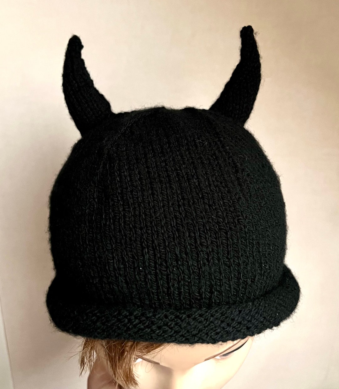 Devil Beanie - Etsy