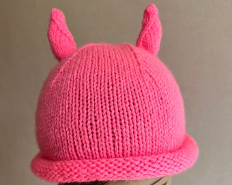 Bonnet Devil Beanie off Pink