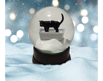 サンフランシスコ オルゴール カンパニー 帽子をかぶった猫のスノー