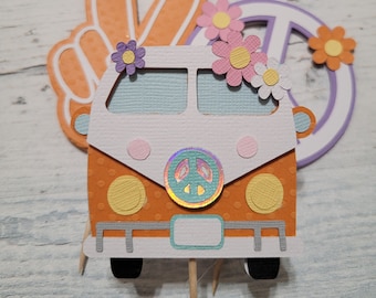 Groovy Cupcake Toppers