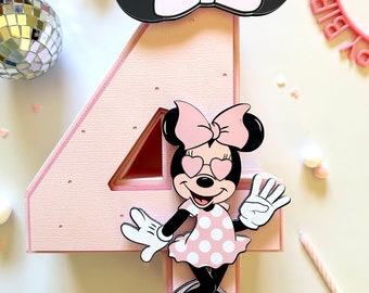 Minnie Summer Vibes 3D letters/numbers