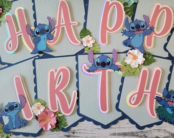 Lilo and Stitch Banner (customizable)