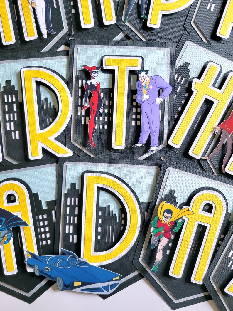 Darkbat Banner, Villians Banner (3D) - Etsy