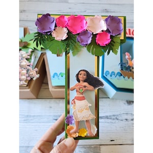 Moana 3D Letters (Customizable)