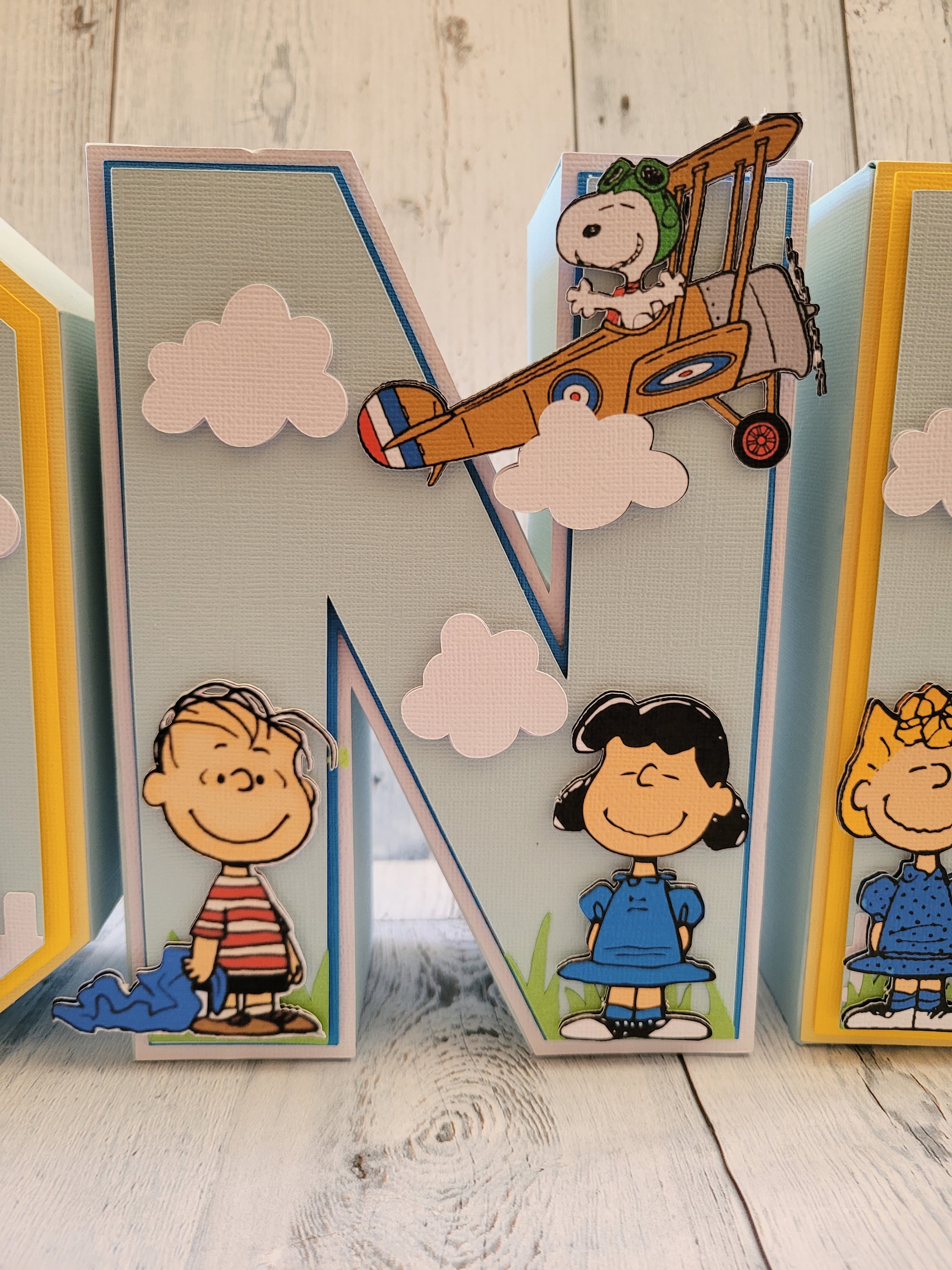 Charlie Brown 3D Letters - Etsy