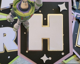 Buzz Lightyear Birthday Banner