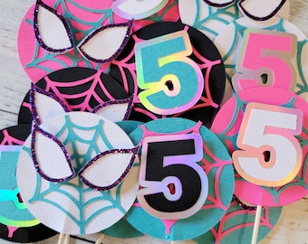 Spider Gwen Cupcake Toppers