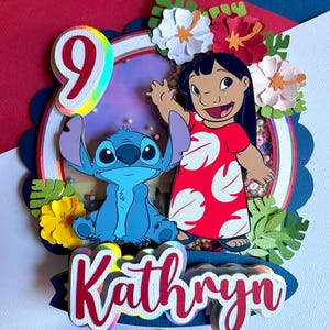 Lilo and Stitch Cake Topper