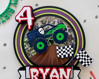 Monster Truck Cake Topper (3D)