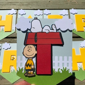 Charlie Brown  Birthday Banner