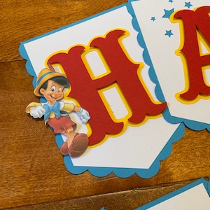 Pinocchio Banner (3D) - Etsy