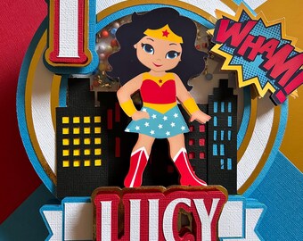 Wonder Cake Topper (3D)