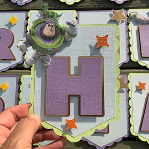 Buzz Lightyear Birthday Banner