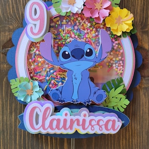 Stitch Cake Topper, Stitch Birthday, Stitch Party, Cake Topper