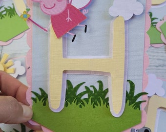 Peppa Pig Birthday Banner