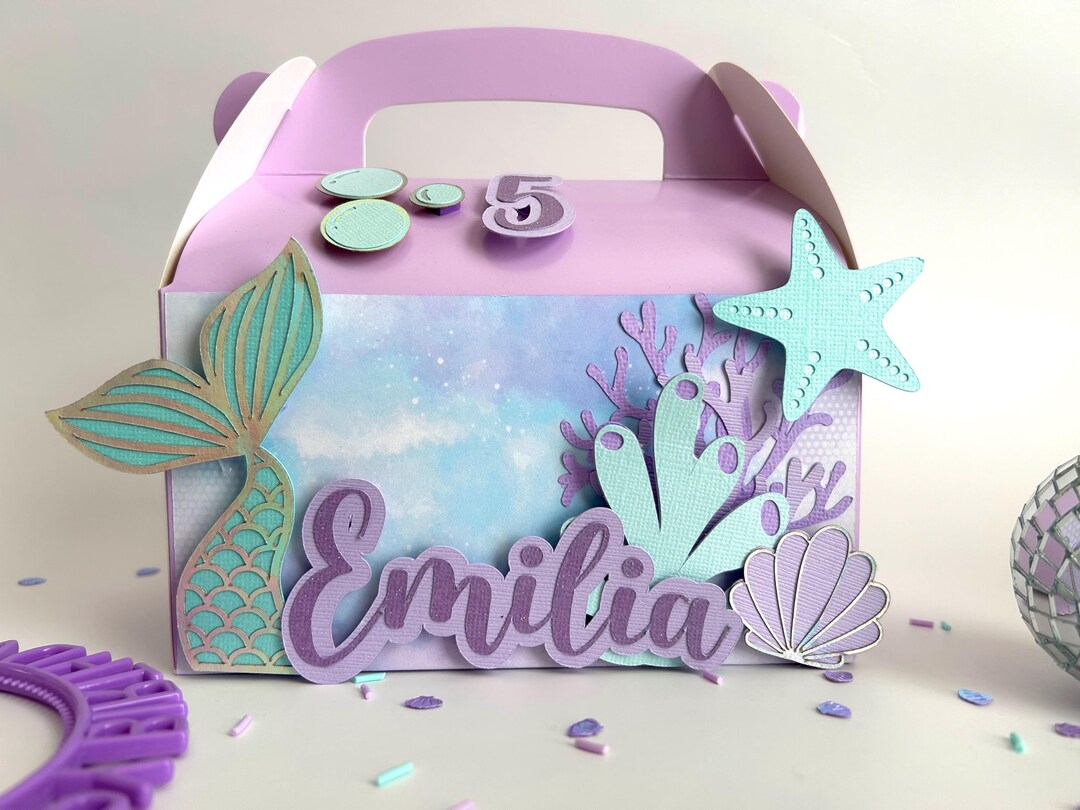 Mermaid Theme Favor Boxes - Etsy
