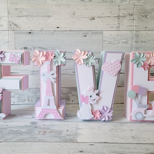 Aristocats 3D Letters