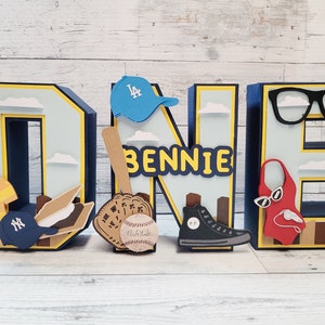 The Sandlot 3D letters/Numbers (Customizable)