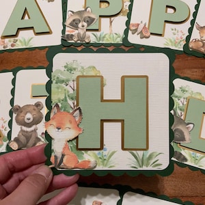 Woodland Animal Banner