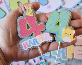 Squishmallow Cupcake Toppers