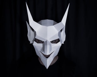 DIY Demon Papercraft Mask |  Devil Mask Pattern | Home Made Devil Mask