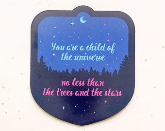 Kind des Universums Magnet