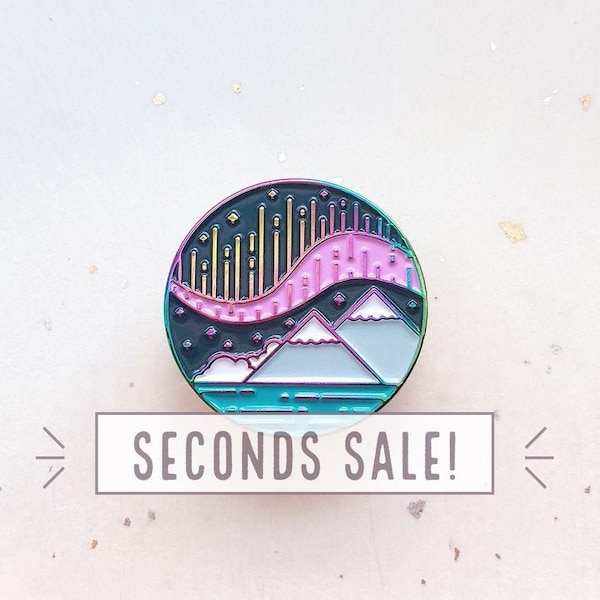 SECONDS SALE Aurora Borealis Pin