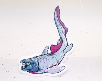 Dunkleosteus Clear Vinyl Sticker