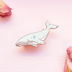 Space Whale Mira Enamel Pin - Etsy