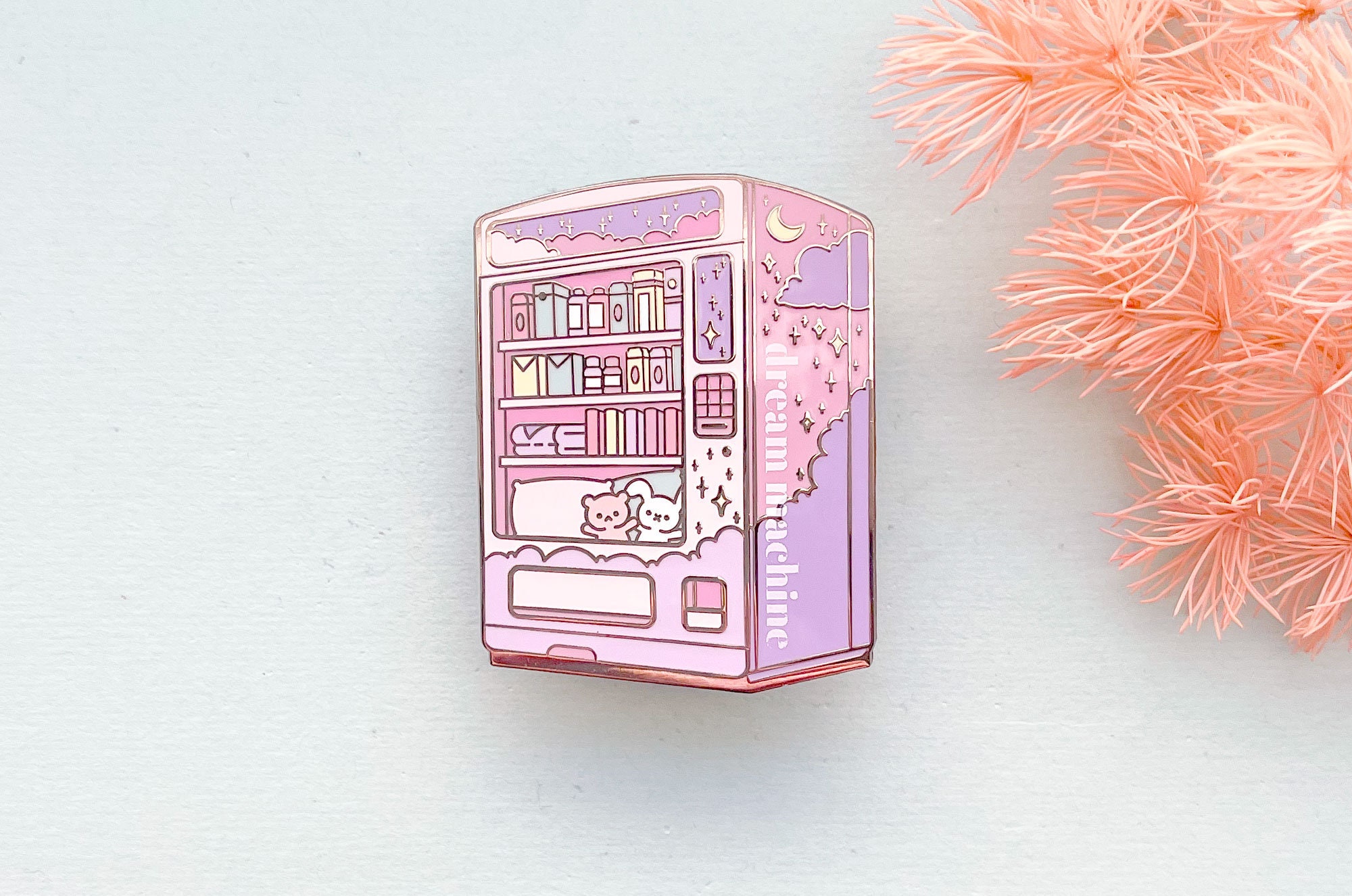 Dream Machine Aesthetic Vending Machine Enamel Pin 