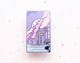 Sea to Sky City Pop Enamel Pin